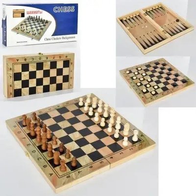 Настольная игра Metr Plus - Шахматы, деревянные CJ901 фото