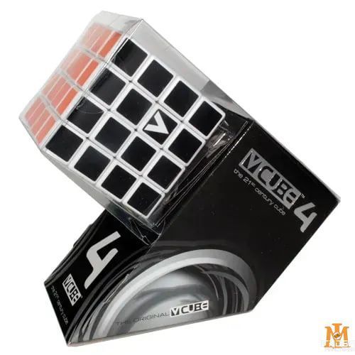 Головоломка V-CUBE - Кубик 4х4 білий плаский