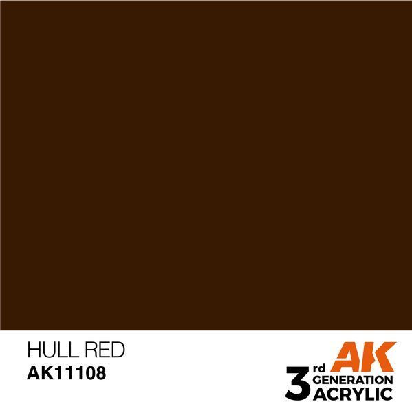 Краска AK - Standard: Hull Red AK11108 фото