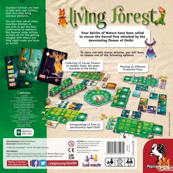 Настольная игра Pegasus Spiele - Living Forest (Нем) 51234G фото
