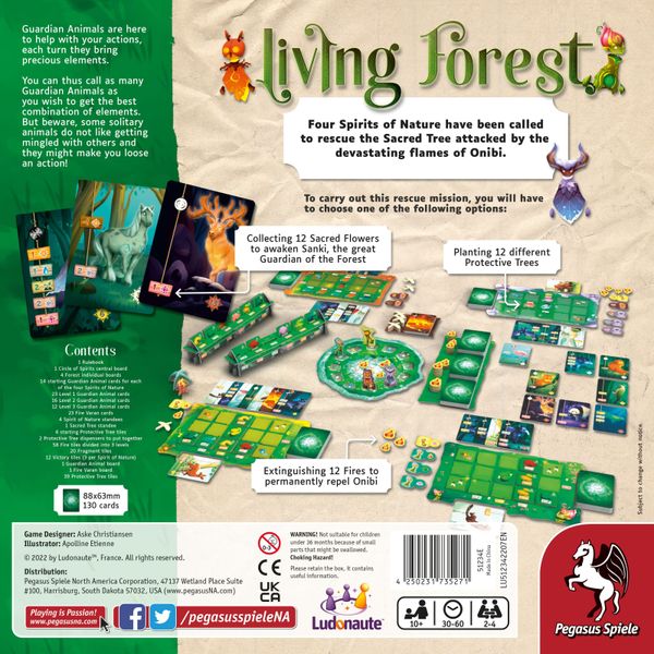 Настільна гра Pegasus Spiele - Living Forest (нім) 51234G фото