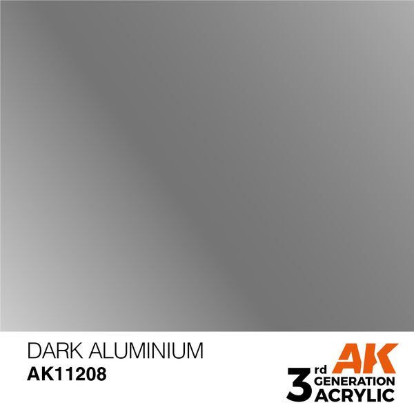 Краска AK - Metallic: Dark Aluminium AK11208 фото