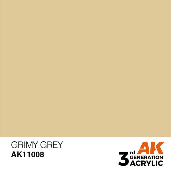 Краска AK - Standard: Grimy Grey AK11008 фото