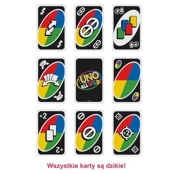 Настольная игра Mattel - UNO. Все безумные /All Wild! (Англ) HHL33 фото