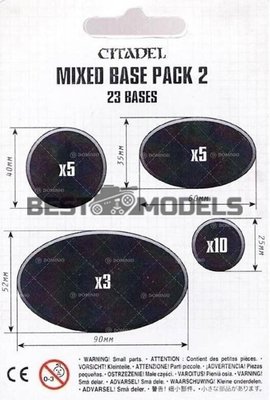Аксесуар для моделювання Citadel - MIXED BASE PACK 2 99079999005 фото