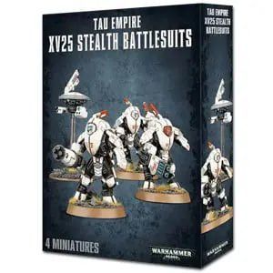 Ігровий набір GW - Warhammer 40000: Tau Empire - Xv25 Stealth Battlesuits 99120113062 фото
