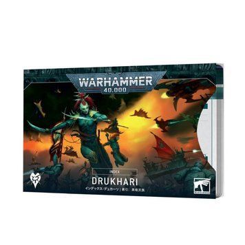 Ігровий набір GW - Warhammer 40000: Index Cards - Drukhari (Eng) 60050112003 фото