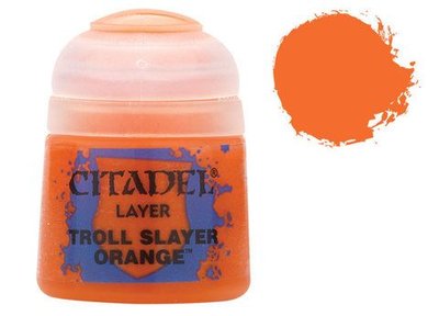 Краска Citadel - LAYER: TROLL SLAYER ORANGE (12ML) (6-PACK) 9918995120806 фото