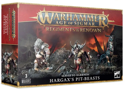 Набор миниатюр Warhammer Age of Sigmar Slaves to Darkness: Hargax's Pit-Beasts 99120201186 фото
