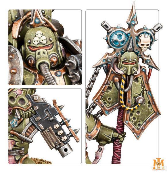 Ігровий набір GW - Warhammer 40000: Death Guard - Plague Marine Icon Bearer 99070102021 фото