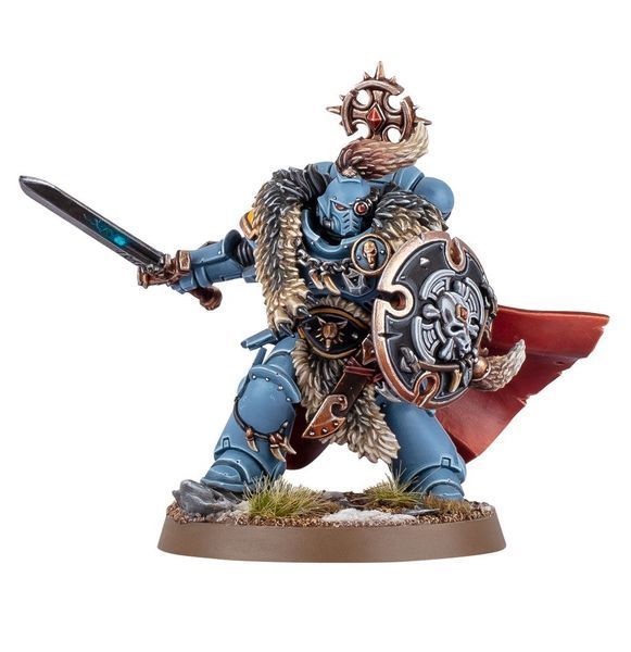 Игровой набор GW - Warhammer 40000: Space Wolves - Wolf Guard Battle Leader 99120101436 фото