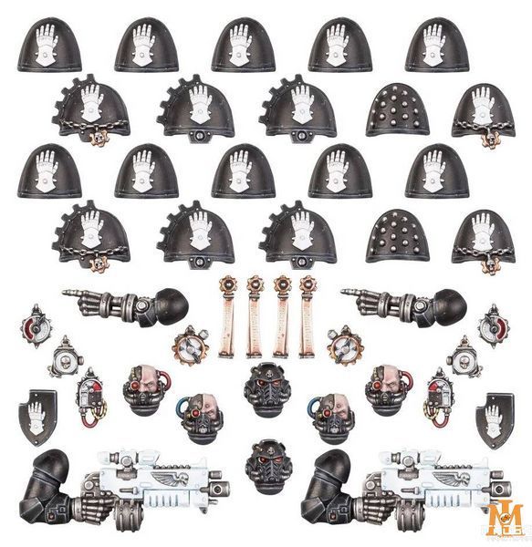 Игровой набор GW - Warhammer 40000: Iron Hands - Primaris Upgrades and Transfers 99070101049 фото