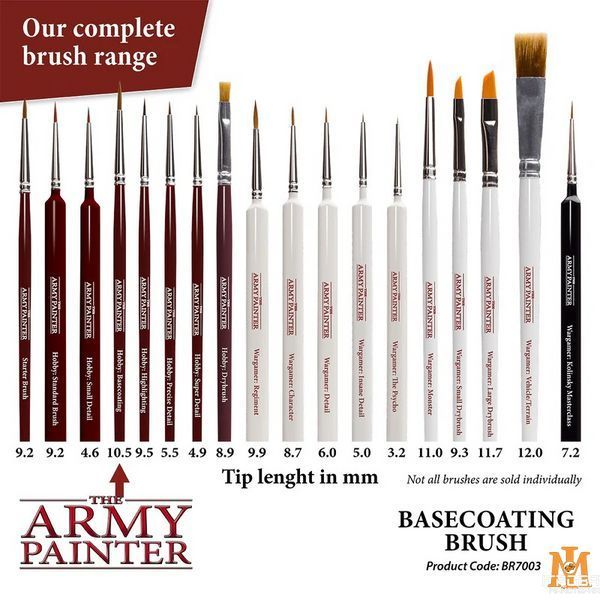 Пензель The Army Painter - Hobby Brush: Basecoating BR7003 фото