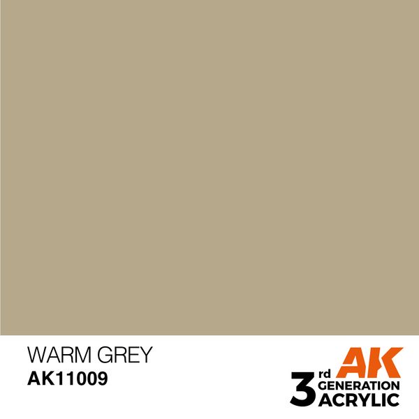 Краска AK - Standard: Warm Grey AK11009 фото