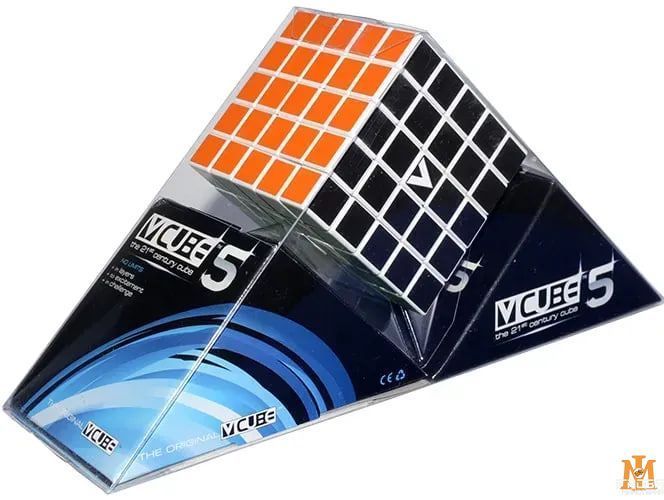 Головоломка V-CUBE - Кубик 5х5 білий плаский