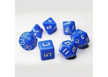 Набор кубиков - Games7Days - Opaque 7 Dice Set - Blue g7dopaq05 фото