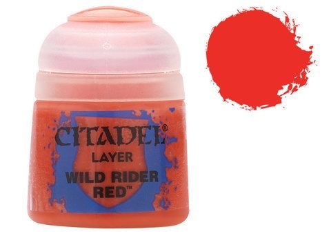 Фарба Citadel - LAYER: WILD RIDER RED (12ML) (6-PACK) 9918995121106 фото