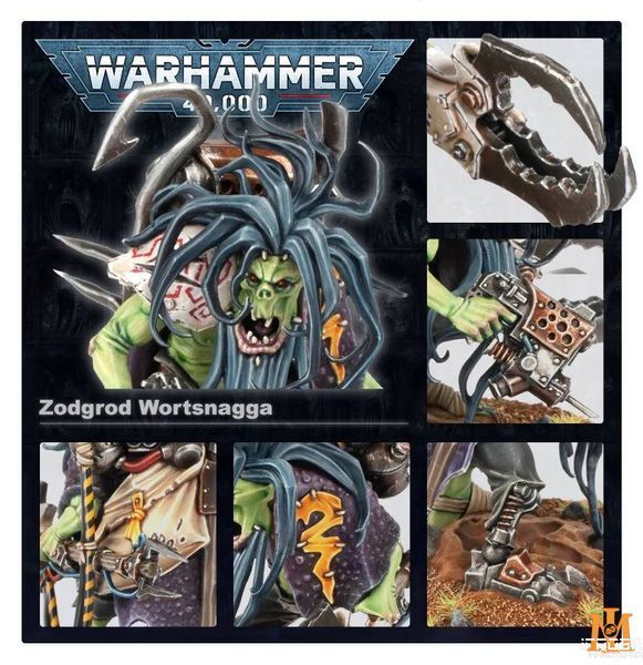 Ігровий набір GW - Warhammer 40000: Orks - Zodgrod Wortsnagga 99120103074 фото