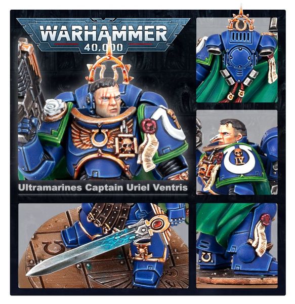 Игровой набор GW - WARHAMMER 40000: ULTRAMARINES - CAPTAIN URIEL VENTRIS 99120101289 фото