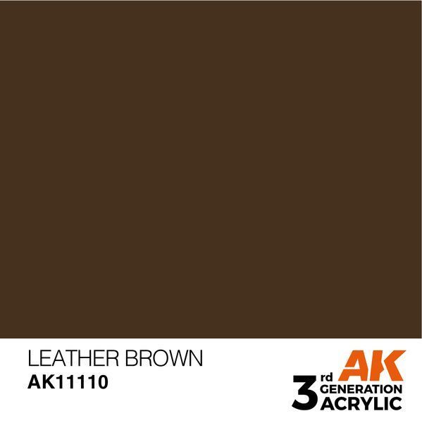 Краска AK - Standard: Leather Brown AK11110 фото