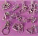 Набор головоломок Eureka 3D - 10 Metall Puzzles. Фиолетовый