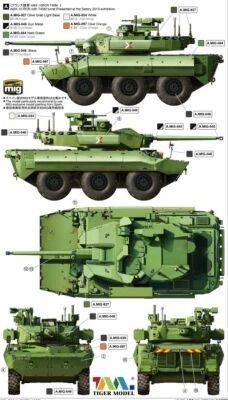 Сборная модель Tiger Model - 1/35 Бронеавтомобиль T-40 nexter ctas turret TM4665 фото