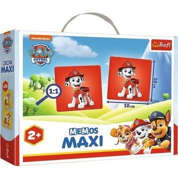 Настільна гра Trefl - Мемос MAXI. Щенячий патруль 02264 фото