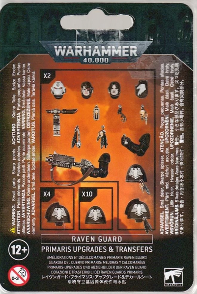 Ігровий набір GW - WARHAMMER 40000: RAVEN GUARD - PRIMARIS UPGRADES AND TRANSFERS 99070101050 фото