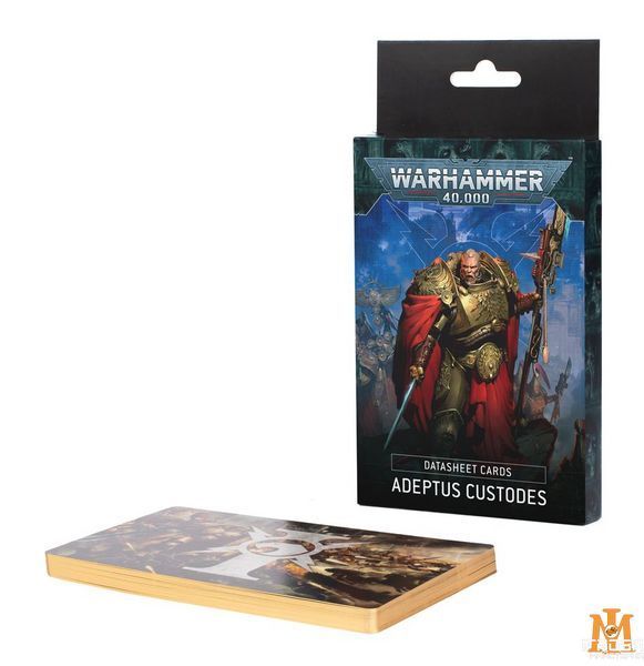 Игровой набор GW - Warhammer 40000: Datasheet Cards - Adeptus Custodes (Eng) 60050108009 фото