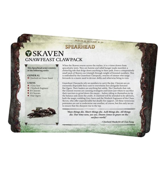 Ігровий набір GW - Age of Sigmar: Faction Pack - Skaven (Eng) 60050206003 фото