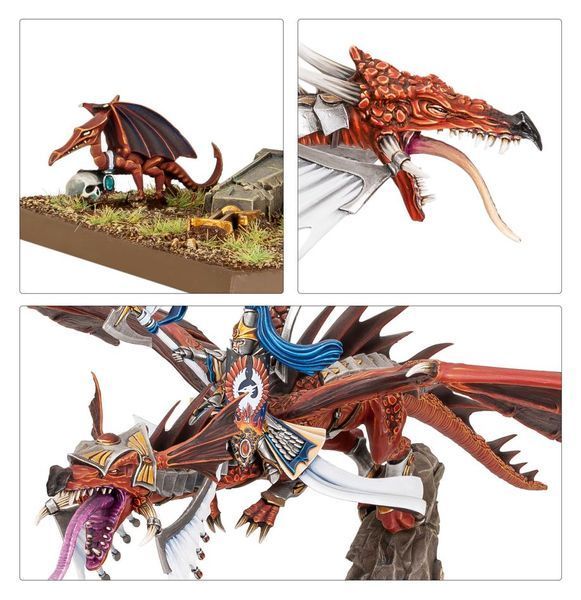 Ігровий набір GW - Warhammer. The Old World: High Elf Realms - Lord on Dragon 99122710001 фото