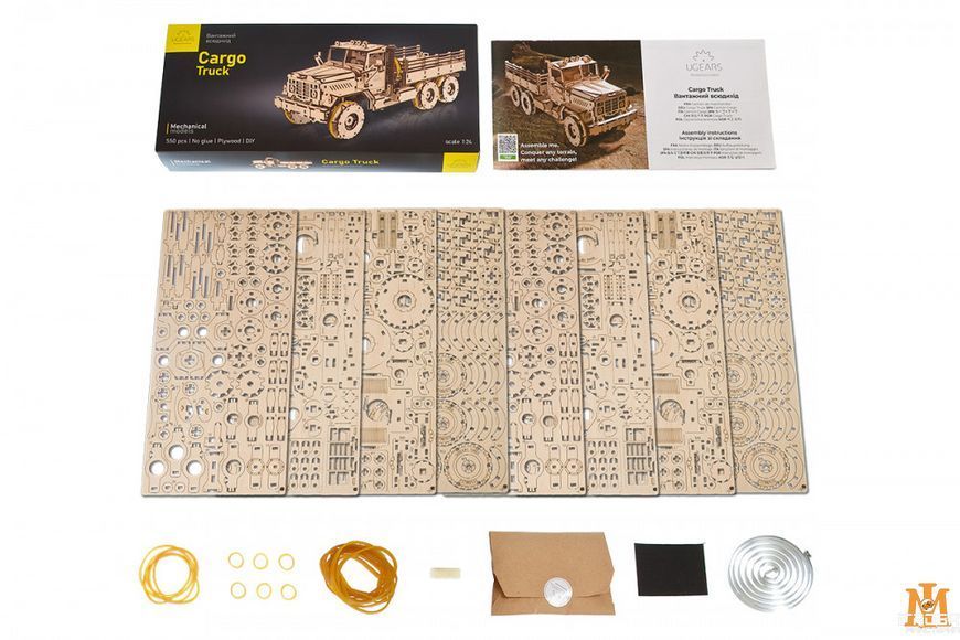 Конструктор UGears - Вантажний всюдихід (Нова Модель) UG70253 фото