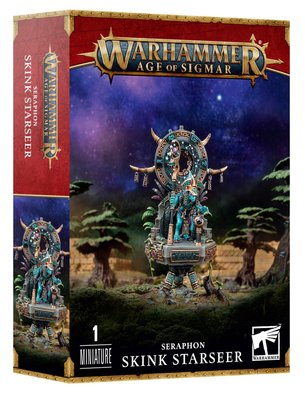 Мініатюра Warhammer Age of Sigmar Мініатюра Seraphon: Skink Starseer 99120208030 фото