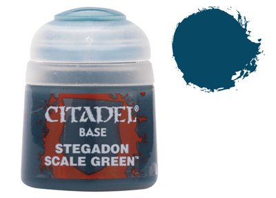 Фарба Citadel - BASE: STEGADON SCALE GREEN (12ML) (6-PACK) 9918995001006 фото