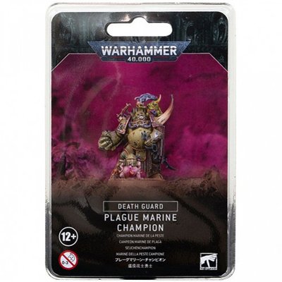 Мініатюра Warhammer 40000 Plague Marine Champion 99070102022 фото