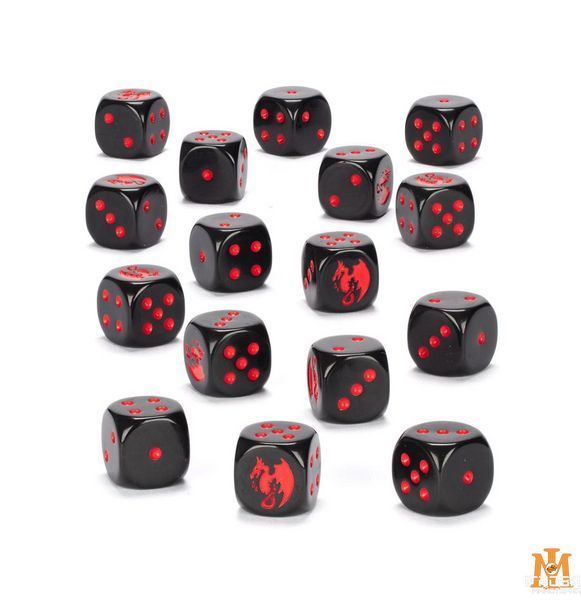 Гральні куби GW - Age of Sigmar: Soulblight Gravelords Dice 99220207016 фото