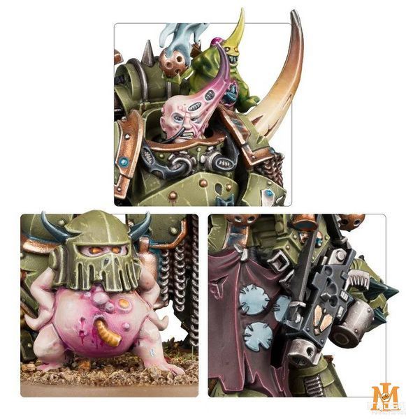 Игровой набор GW - Warhammer 40000: Death Guard - Plague Marine Champion 99070102022 фото