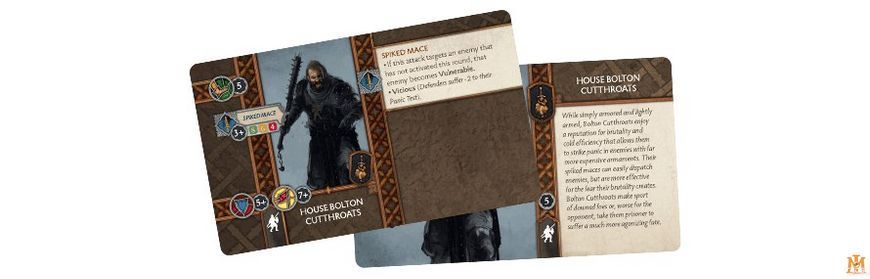 Настольная игра CMON (доп) - A Song of Ice & Fire: Tabletop Miniatures Game &ndash; Bolton Cutthroats / Песня Льда и Огня: Головорезы Болтонов SIF1501 фото