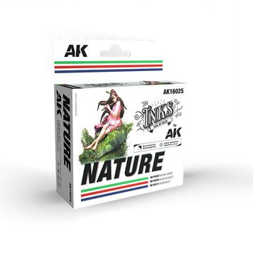 Набір фарб AK - Nature Ink Set AK16025 фото