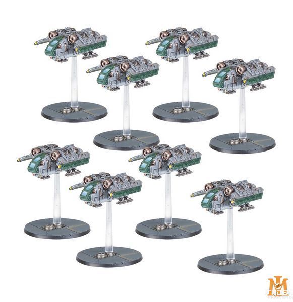 Ігровий набір GW - Warhammer. The Horus Heresy. Legions Imperialis: Solar Auxilia - Arvus Lighters Transport Detachment 99122608007 фото