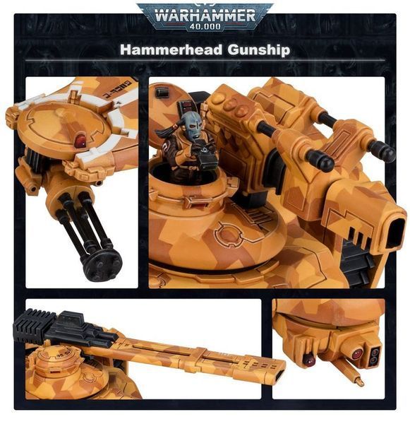 Игровой набор GW - Warhammer 40000: Tau Empire - Hammerhead Gunship 99120113028 фото