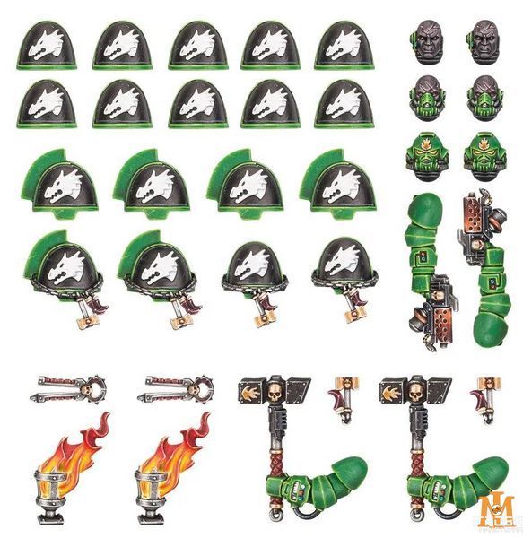 Игровой набор GW - Warhammer 40000: Salamanders - Primaris Upgrades and Transfers 99070101051 фото