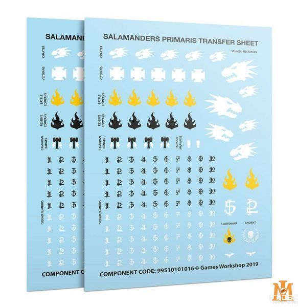 Игровой набор GW - Warhammer 40000: Salamanders - Primaris Upgrades and Transfers 99070101051 фото