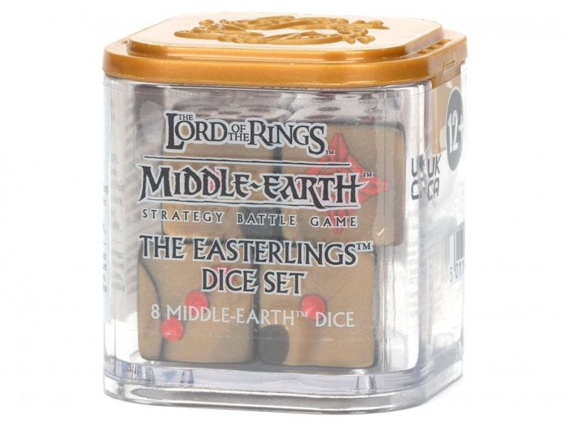 Гральні куби GW - LORD OF THE RINGS. MIDDLE-EARTH: THE EASTERLINGS DICE SET 99221499023 фото