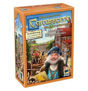 Настольная игра Hans im Gl&uuml;ck - Каркассон. Дополнение 5: Аббатство та мер / Carcassonne. 5. Erweiterung: Abtei und B&uuml;rgermeister (Нем) HIGD0110 фото