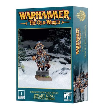 Ігровий набір GW - Warhammer. The Old World: Dwarfen Mountain Holds - Dwarf King With Oathstone 99122705012 фото