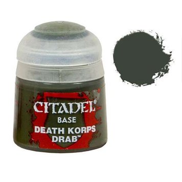 Фарба Citadel - Base: Death Korps Drab (12ml) (6-pack) 9918995012206 фото