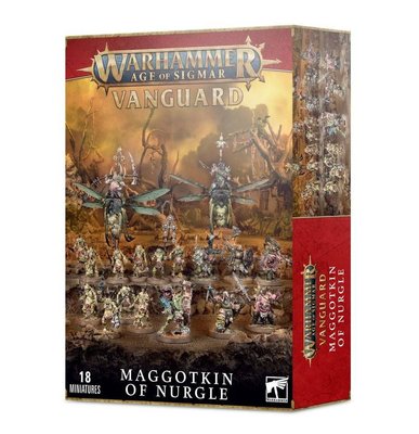 Набір мініатюр Warhammer Age of Sigmar Vanguard: Maggotkin of Nurgle 99120201123 фото