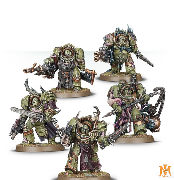 Игровой набор GW - Warhammer 40000: Death Guard - Blightlord Terminators 99120102124 фото