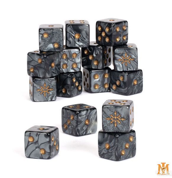 Игральные кубы GW - Warhammer 40000: Black Legion Dice 99220102020 фото
